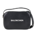 Logo Cross Body, &pound;350, Handbags, Black, Leather, Front view